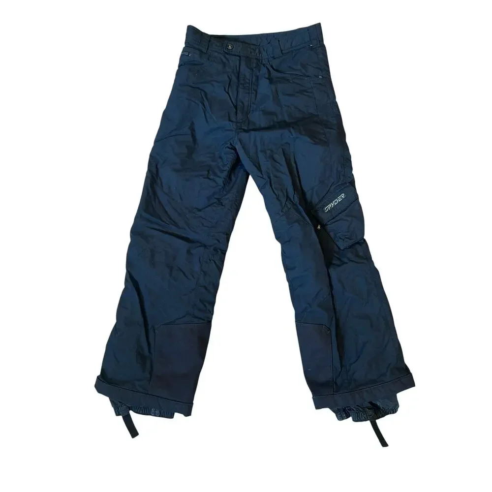 Spyder Boys Ski Snow Pants Black Youth Size 16 Insulated Winter Snowboard